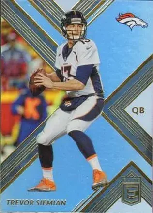 2017 Donruss Elite #28 - Trevor Siemian - Denver Broncos