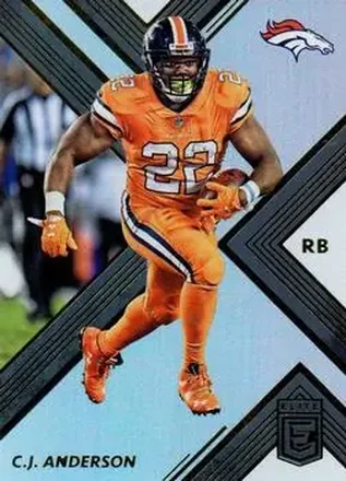 2017 Donruss Elite #29 - C.J. Anderson - Denver Broncos