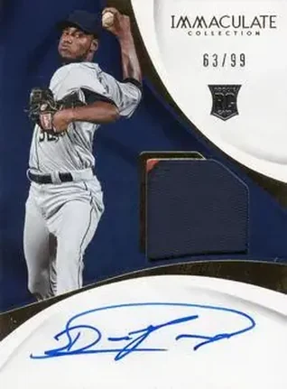2017 Panini Immaculate Collection #114 - David Paulino - Houston Astros