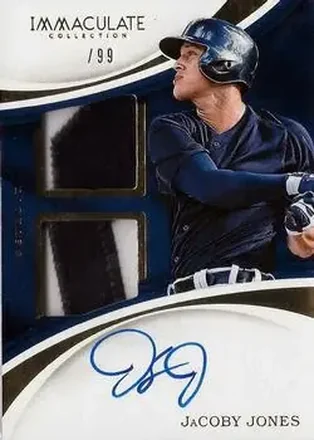 2017 Panini Immaculate Collection #125 - JaCoby Jones - Detroit Tigers
