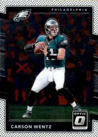 2017 Donruss Optic #4 - Carson Wentz - Philadelphia Eagles