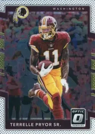 2017 Donruss Optic #23 - Terrelle Pryor Sr. - Washington Redskins