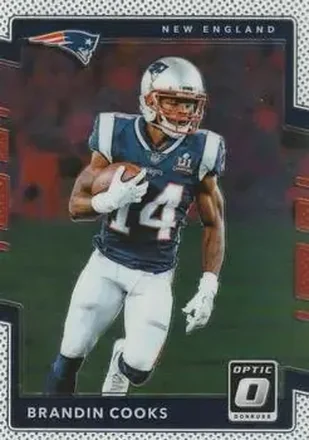 2017 Donruss Optic #33 - Brandin Cooks - New England Patriots
