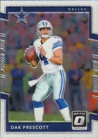 2017 Donruss Optic #34 - Dak Prescott - Dallas Cowboys
