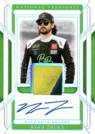 2025 Panini National Treasures - Race Gear Graphs Holo Silver #RGG-RTX - Ryan Truex - Sam Hunt Racing