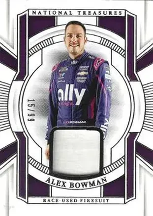 2025 Panini National Treasures - Race Used Firesuit #RUF-ABN - Alex Bowman - Hendrick Motorsports