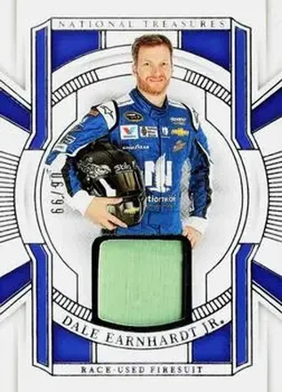 2025 Panini National Treasures - Race Used Firesuit #RUF-DEJ - Dale Earnhardt Jr - Hendrick Motorsports