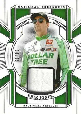 2025 Panini National Treasures - Race Used Firesuit #RUF-EJS - Erik Jones - Legacy Motor Club