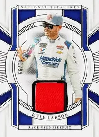 2025 Panini National Treasures - Race Used Firesuit #RUF-KLN - Kyle Larson - Hendrick Motorsports