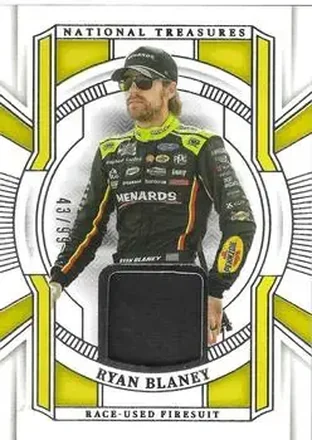 2025 Panini National Treasures - Race Used Firesuit #RUF-RBY - Ryan Blaney - Team Penske