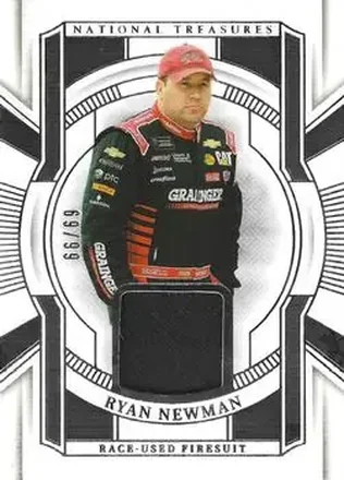 2025 Panini National Treasures - Race Used Firesuit #RUF-RNM - Ryan Newman - Richard Childress Racing