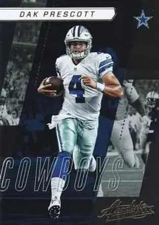 2017 Panini Absolute #5 - Dak Prescott - Dallas Cowboys