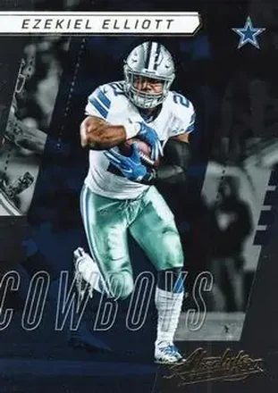 2017 Panini Absolute #15 - Ezekiel Elliott - Dallas Cowboys