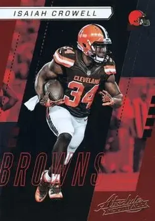 2017 Panini Absolute #20 - Isaiah Crowell - Cleveland Browns