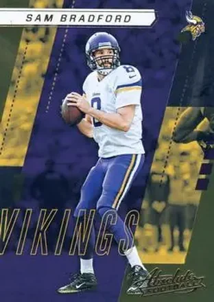 2017 Panini Absolute #29 - Sam Bradford - Minnesota Vikings