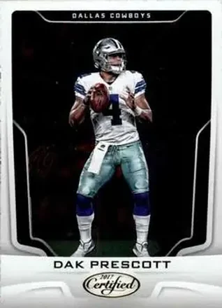 2017 Panini Certified #4 - Dak Prescott - Dallas Cowboys