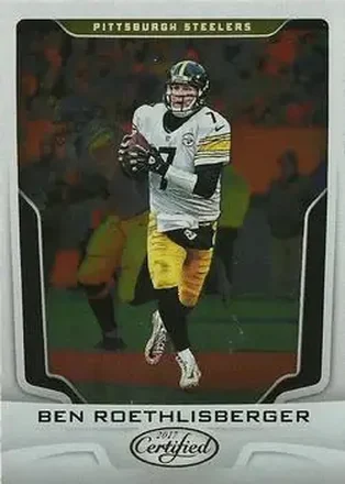 2017 Panini Certified #7 - Ben Roethlisberger - Pittsburgh Steelers