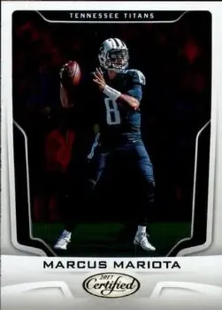 2017 Panini Certified #8 - Marcus Mariota - Tennessee Titans