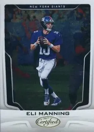 2017 Panini Certified #10 - Eli Manning - New York Giants