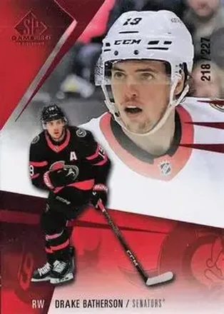 2023-24 SP Game Used - Red #47 - Drake Batherson - Ottawa Senators