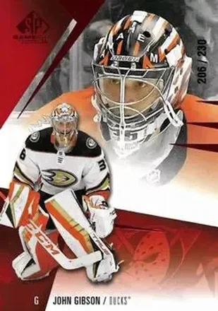 2023-24 SP Game Used - Red #53 - John Gibson - Anaheim Ducks
