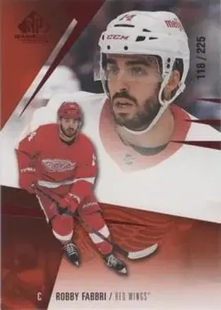 2023-24 SP Game Used - Red #54 - Robby Fabbri - Detroit Red Wings
