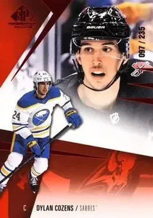 2023-24 SP Game Used - Red #55 - Dylan Cozens - Buffalo Sabres