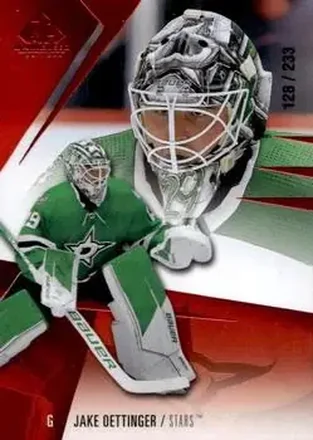 2023-24 SP Game Used - Red #62 - Jake Oettinger - Dallas Stars
