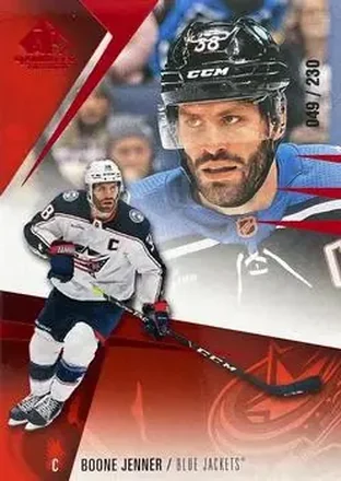 2023-24 SP Game Used - Red #70 - Boone Jenner - Columbus Blue Jackets