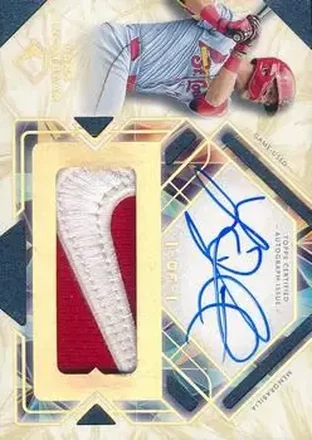 2025 Topps Diamond Icons - Autographed Nike Logo Patchs #NLA-LN - Lars Nootbaar - St. Louis Cardinals