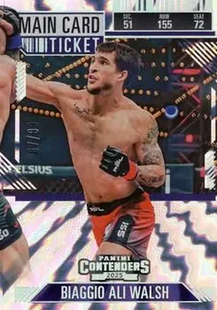 2025 Panini Contenders PFL - Main Card Ticket #36 - Biaggio Ali Walsh