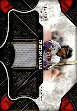 2025 Topps Tier One - Tier One Relics #T1R-TC - Triston Casas - Boston Red Sox