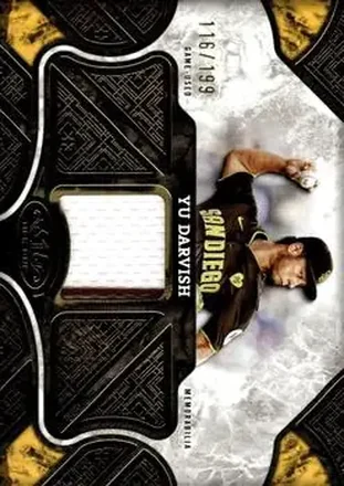 2025 Topps Tier One - Tier One Relics #T1R-YUD - Yu Darvish - San Diego Padres