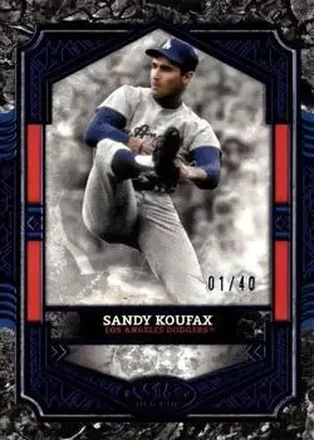 2025 Topps Tier One - Blue Foil #2 - Sandy" Koufax - Los Angeles Dodgers