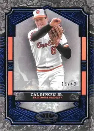 2025 Topps Tier One - Blue Foil #7 - Cal Ripken - Baltimore Orioles