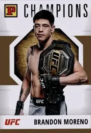 2022 Panini UFC Debut Edition - Gold #114 - Brandon Moreno