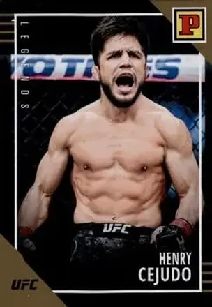2022 Panini UFC Debut Edition - Gold #147 - Henry Cejudo