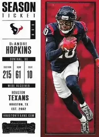 2017 Panini Contenders #15 - DeAndre Hopkins - Houston Texans