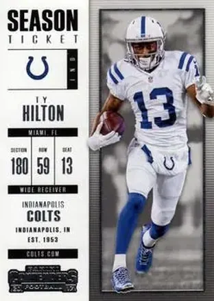2017 Panini Contenders #17 - T.Y. Hilton - Indianapolis Colts