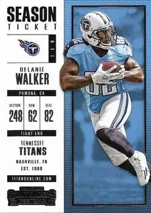2017 Panini Contenders #24 - Delanie Walker - Tennessee Titans