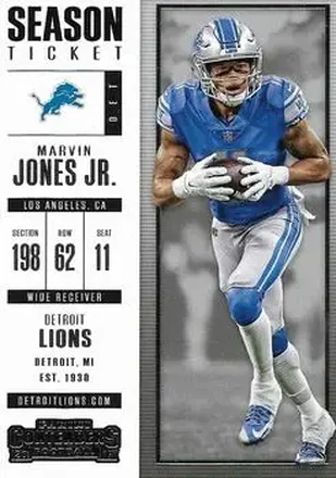 2017 Panini Contenders #30 - Marvin Jones Jr. - Detroit Lions