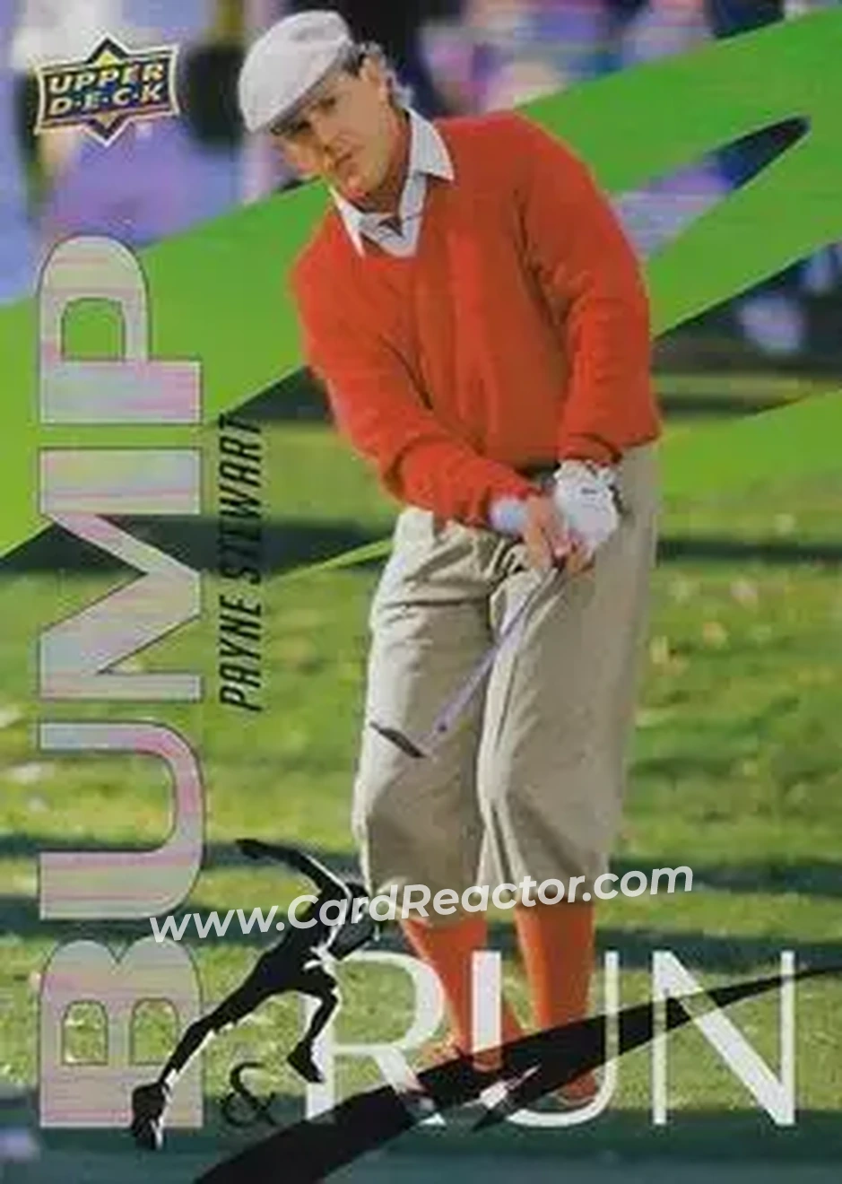 2026 Upper Deck - Bump and Run #BR-9 - Payne Stewart - Front 2026 Upper Deck - Bump and Run #BR-9 - Payne Stewart - Front