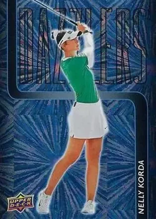 2026 Upper Deck - Dazzlers Blue #DZ-3 - Nelly Korda