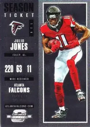 2017 Panini Contenders Optic #1 - Julio Jones - Atlanta Falcons