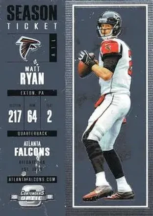 2017 Panini Contenders Optic #2 - Matt Ryan - Atlanta Falcons