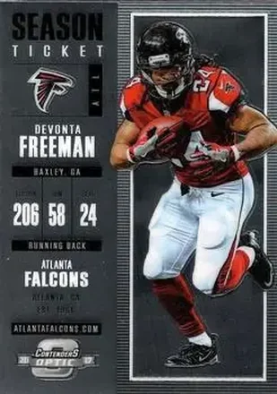2017 Panini Contenders Optic #3 - Devonta Freeman - Atlanta Falcons