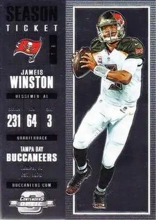 2017 Panini Contenders Optic #10 - Jameis Winston - Tampa Bay Buccaneers