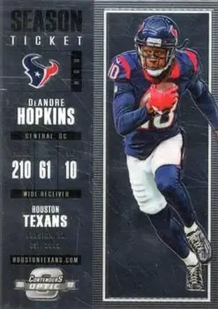 2017 Panini Contenders Optic #15 - DeAndre Hopkins - Houston Texans