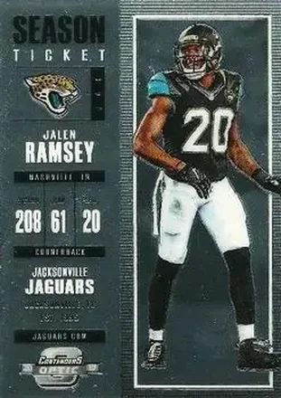 2017 Panini Contenders Optic #19 - Jalen Ramsey - Jacksonville Jaguars
