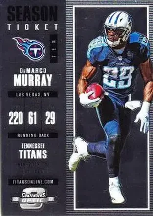 2017 Panini Contenders Optic #22 - DeMarco Murray - Tennessee Titans